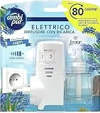 Ambi Pur Profumatore per Ambienti, Diffusore Ambiente e 1 Ricarica, Fragranza Brezza di Capri, Deodorante Ambienti Elimina Odori, Fino a 80 Giorni di Profumo per Ricarica