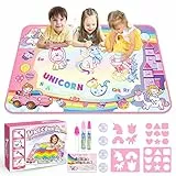 MDINGTD Tappeto Gioco Bambini, Giochi Bambini 2 3 4 5 Anni Regalo Bambina 2 3 4 5 Anni Giochi Bambina 2 3 4 5 Anni Unicorno Bambina Regalo Giochi Educativi 2 3 4 5 Anni Lavagna per Bambini