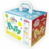 Bubble World- 414.0720000 Party Bubbles Confezione da 12pz. Bolle di Sapone Made in Italy, Multicolore, 12 flaconi di bolle-60ml