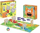 Nathan - Il mio primo gioco con i topi piccoli - Cooperativo - Apprendimento dei colori - Aiuta i topi a ritrovare il loro letto prima del gatto - Gioca da 2 a 4 giocatori - Per bambini dai 2 anni