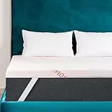 Topper Matrimoniale per Materasso 160x190 cm Correttore in Foam Top Materasso Alto 7cm per Letto Standard e Divano Letto per Massimo Comfort e Sonno Migliore con Federa Traspirante Anti-Acaro Lavabile