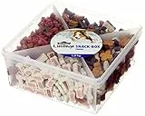 Dehner - Sacco per cani, Snackbox Jumbo, 4 mix di varietà, 1,2 kg