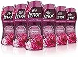 Lenor Profumatore Bucato Perle Profumate Lavatrice, Gelsomino Scarlatto, Confezione da 6 (6 x 210 g), Intensificatore di Profumo, Maxi Formato, 100% Plastica Riciclata