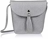 TOM TAILOR Denim Ida, Borsa a Tracolla Donna, Argento (Silber), 4.5x16x17 Centimeters (L x H x D)