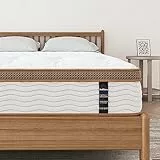 BedStory materassi, Memory Foam espanso Schiuma di Poliuretano Molle insacchettate, Bianco e Marrone, 2 personnes (Standard)