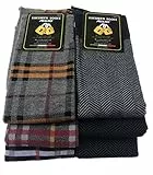 Lucchetti Socks Milano Set da 6 Paia di calze uomo lunghe caldo cotone colorate tendenza pois fantasia fashion Made in Italy (Taglia Unica, Set Elegance)