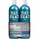 Bed Head by TIGI | Shampoo e balsamo Recovery | Trattamento ristrutturante e idratante professionale per capelli | Ideale per capelli secchi e danneggiati | 2x750 ml