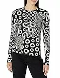 Desigual Maglione Luka Felpa, Nero, L Donna