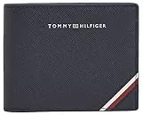 Tommy Hilfiger Portafoglio TH Central Mini CC, Uomo, Space Blue, One Size
