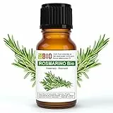 Rosmarino Bio Olio essenziale 100% Puro 10 ml - Uso interno Terapeutico Alimentare Diffusori Aromaterapia Cosmetica Cucina - Laborbio