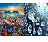FCXQG 2 Pcs Diamond Painting Disney Harry Potter Stitch Diamonds Dotz 5d Kit Completo Grandi Dimensioni Diamanti Paesaggi Pittura Diamante Diamond Painting Personalizzato Quadri