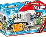 Playmobil City Life 70885 Camion smaltimento rifiuti con lampeggiante, dai 4 Anni