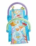 Fisher-Price Palestrina Musicale Amici del Mare con 2 Modalità di Gioco, Musica, Luci e Suoni, Tappetino Lavabile, per Neonato dai 0+ Mesi, DRD92, Esclusivo Amazon