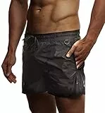 Leif Nelson Pantaloncini da Bagno Uomo LN-9205 Nero Small
