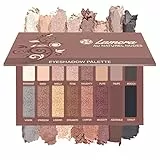 Palette Ombretti Trucchi Make Up Occhi - 16 Colori Nudo Satinati e Matte Professionali - Altamente Pigmentata, Caldo Bronzo Naturale - Set Vegano/Non Testato Sugli Animali