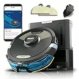 Shark Robot aspirapolvere e mocio Matrix Plus 2 in 1 con Sonic Mopping, Matrix Clean, mappatura della casa, base sottovuoto senza sacchetto HEPA, CleanEdge, per peli di animali domestici, WiFi,