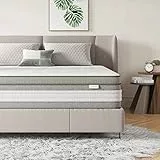 Novilla Materasso 180x200, Materasso Matrimoniale Molle Insacchettate e Memory Foam in Gel Fresco Altezza 27cm, Materasso Ibrido Tessuto in di Bambù, Supporto del Bordo Tecnologia Alta Resilienza