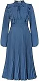 Maacie Abito premaman Casual Comfy Vestito da gravidanza A Line fluente per donne incinte, Nero , XL