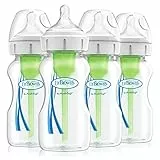 Dr Brown's Options+ - Biberon anti-colica, confezione da quattro bottiglie, 270 ml