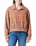 Lee Boxy Notch Collar Bdown Maglietta, Caramello, S Donna