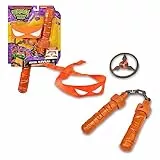 GIOCHI PREZIOSI – TARTARUGHE NINJA 2023 CAOS MUTANTE – SET ROLE PLAY – MASCHERA E ARMI DA COMBATTIMENTO DELLA TARTARUGA MICHELANGELO – STELLA NINJA INCLUSA – BAMBINI E BAMBINE A PARTIRE DAI 4 ANNI