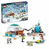 LEGO 41760 Friends Vacanza in Igloo con Tenda da Campeggio, 2 Cani da Slitta, Mini Bamboline e Accessori, Giochi Invernali con la Fantasia per Bambine, Bambini, Ragazze e Ragazzi da 8 Anni in su