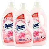 Deox - Ammorbidente Lavatrice, Capi Morbidi e Profumati, con Tecnologia Antiodore, Fragranza Carezze di Primavera, 40 Lavaggi x 3 Confezioni
