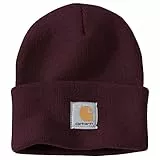 Carhartt Berretto da Uomo con Risvolto in Maglia, Blackberry., Taglia Unica