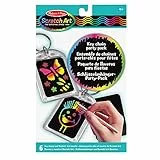 Melissa & Doug 15921 - Confezione di Scratch Art: Portachiavi