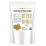 Proteine di Soia Isolate 1000 g in Polvere - FlorioSport | 91% Vegetali adatte a Vegani e Vegetariani. Senza Lattosio e Glutine. Senza OGM, Zuccheri ed Edulcoranti Artificiali. (Vaniglia)