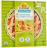 Céréal Crostata All'Albicocca, senza Glutine, senza Lattosio, senza Olio di Palma, 350 Gr