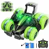 YIKANWEN Auto telecomandata a partire dai 3 ai 12 anni, 2,4 GHz, 4 WD, girevole a 360°, deriva verticale, effetto speciale, con 2 batterie ricaricabili, giocattolo all'aperto e regali per ragazze e