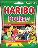 Haribo Polka, Caramelle Gommose, Gusto Frutta E Liquirizia, Ideali Per Feste E Dolci Momenti Di Relax - 175gr