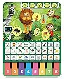 LEXIBOOK Tablet parlante educativo per Imparare l'alfabeto, Le cifre, Gli Animali e la Musica, Spagnolo