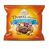 Crispo Ovetti di Faraona, Cioccolato al Latte Ripieni con Crema Nocciola e Cereali, 500g