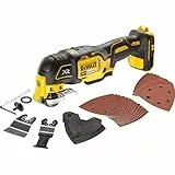 DEWALT DCS355N-XJ Utensile Multi-Funzione ad oscillazione, motore Brushless, in scatola di cartone senza batteria e caricabatterie, 18 volts