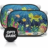 Tendine parasole auto bambini 48x30cm - Tende da sole universali per esterno, accessori auto interni, protezione solare dai raggi UV