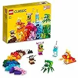 LEGO 11017 Classic Mostri Creativi, Giochi Educativi per Bambini dai 4 Anni in su, Giocattolo con Mattoncini da Costruzione, Stimola la Fantasia