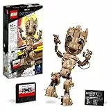 LEGO 76217 Marvel Io Sono Groot, Set Costruzioni con Modellino Marvel dei Guardiani della Galassia, Supereroe Giocattolo, Idee Regalo di Compleanno per Bambine e Bambini