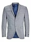 Jack & Jones Jprsolaris Check Blazer SN Giacca, Blue Horizon/Checks: Super Slim Fit, 50 Uomo