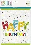 Unique- Sacchetti per Feste-Festa di Buon Palloncini Compleanno-Confezione da 8, Multicolore, 73113