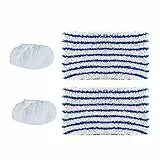 Polti Vaporetto PAEU0357 Kit 2 Panni e 2 Cuffie in Spugna Compatibili con Polti Vaporetto 3 Clean