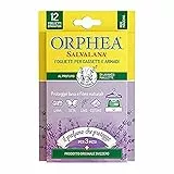 Orphea Salvalana, Foglietti per Cassetti e Armadi, Protegge Lana e Vestiti Tutta la Stagione, Profumo di Lavanda, 12 Foglietti Emanatori