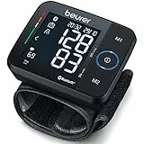 Beurer BC 54 Misuratore di pressione da polso, tecnologia di gonfiaggio, indicatore di rischio colorato e rilevamento dell'aritmia, per circonferenze del polso da 13.5 a 21.5 cm, dispositivo medico