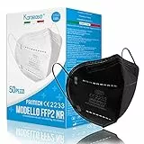 KARAEASY Mascherine Ffp2 Certificate CE Made In Italy 5 strati 50 Pezzi
