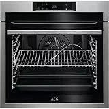 AEG BPE742380M Forno multifunzione, pulizia pirollitica, 16 funzioni (3 cicli pirolisi), 160 programmi automatici, Sonda termica, TFT tattile a colori, inox anti-impronte, classe A+