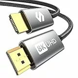 Silkland Cavo HDMI 2.1 8K 2M, Cavo HDMI eARC per Soundbar 48Gbps, Cavo HDMI PS5 4K@120Hz, 2K@240Hz/144Hz, 8K@60Hz, Dynamic HDR 10, Dolby Atmos, HDCP 2.2/2.3 per Fire TV, HDTV, Xbox Series X/S