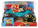 Hot Wheels- Veicolo Truck Demo Derby And, Monster, The Hot,Toy,Wheels Macchinina con Ruote Giganti con Motore a Spinta, Colore Blu/Rosso, medium, GWL09