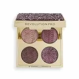 Revolution Pro, Ultimate, Eye Quad, Palette di ombretti, Topazio rosa, 4 tonalità, 3,2 g