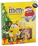 M&M'S Calendario dell’Avvento Edizione 2023 con Cioccolatini Assortiti al Latte, Caramello, Cocco 361g con Portachiavi CAIYA®